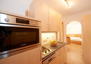 voll ausgestattete Appartements mit Küche im Haus Walchhofer